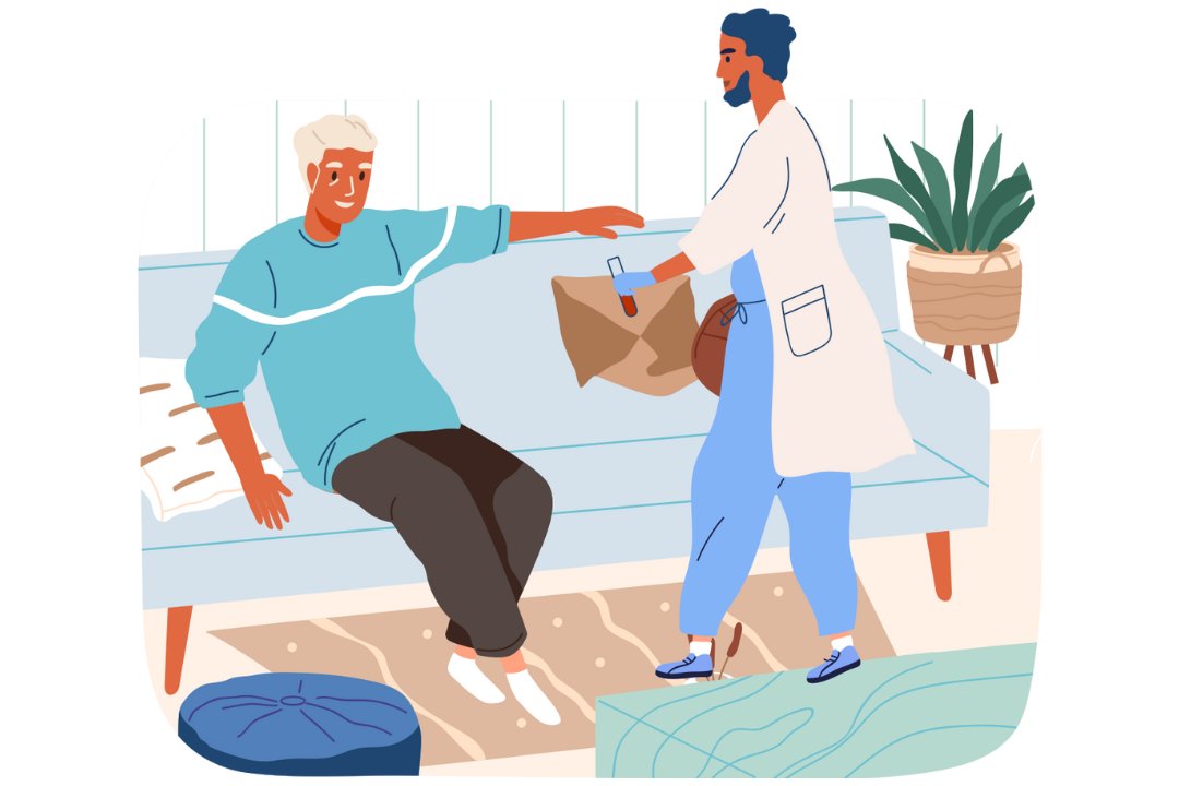 Blood Draw Concierge Illustration