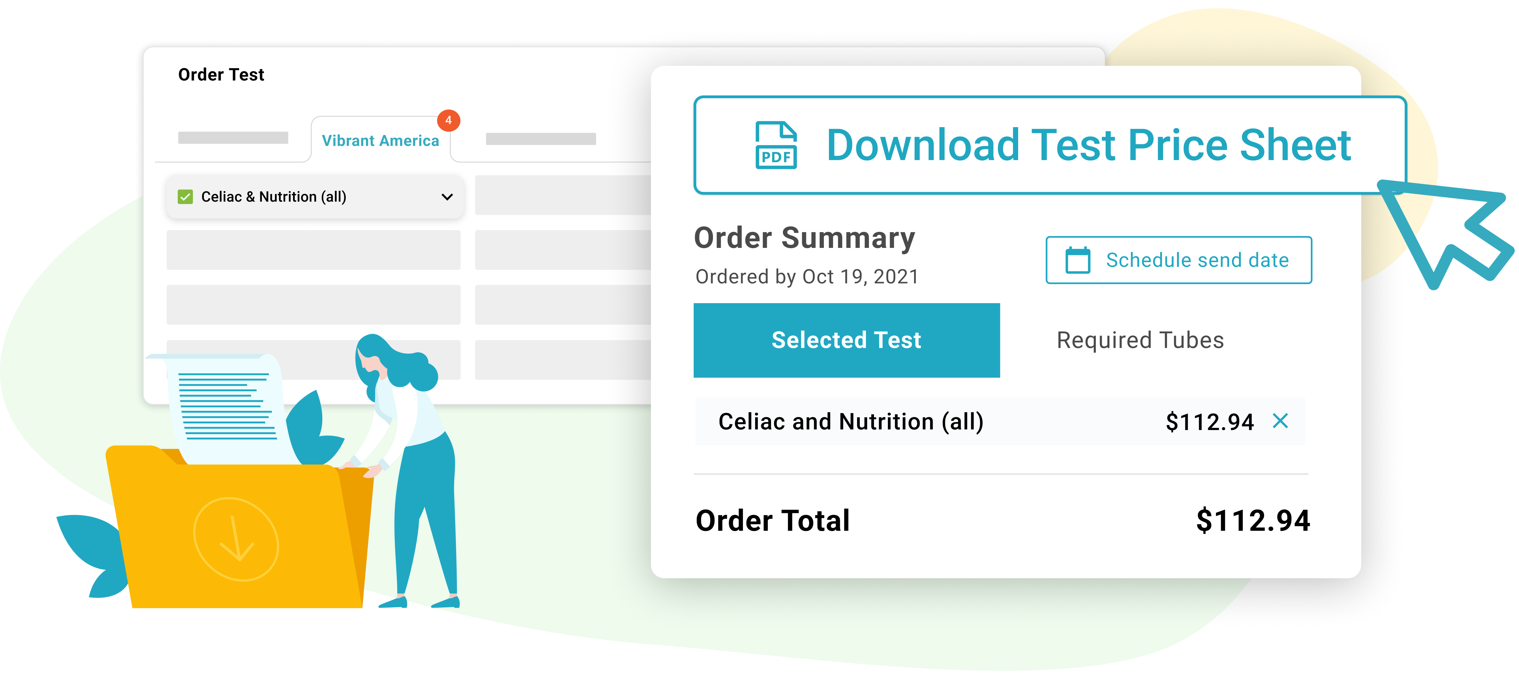 Download Test Price Sheet Illustration