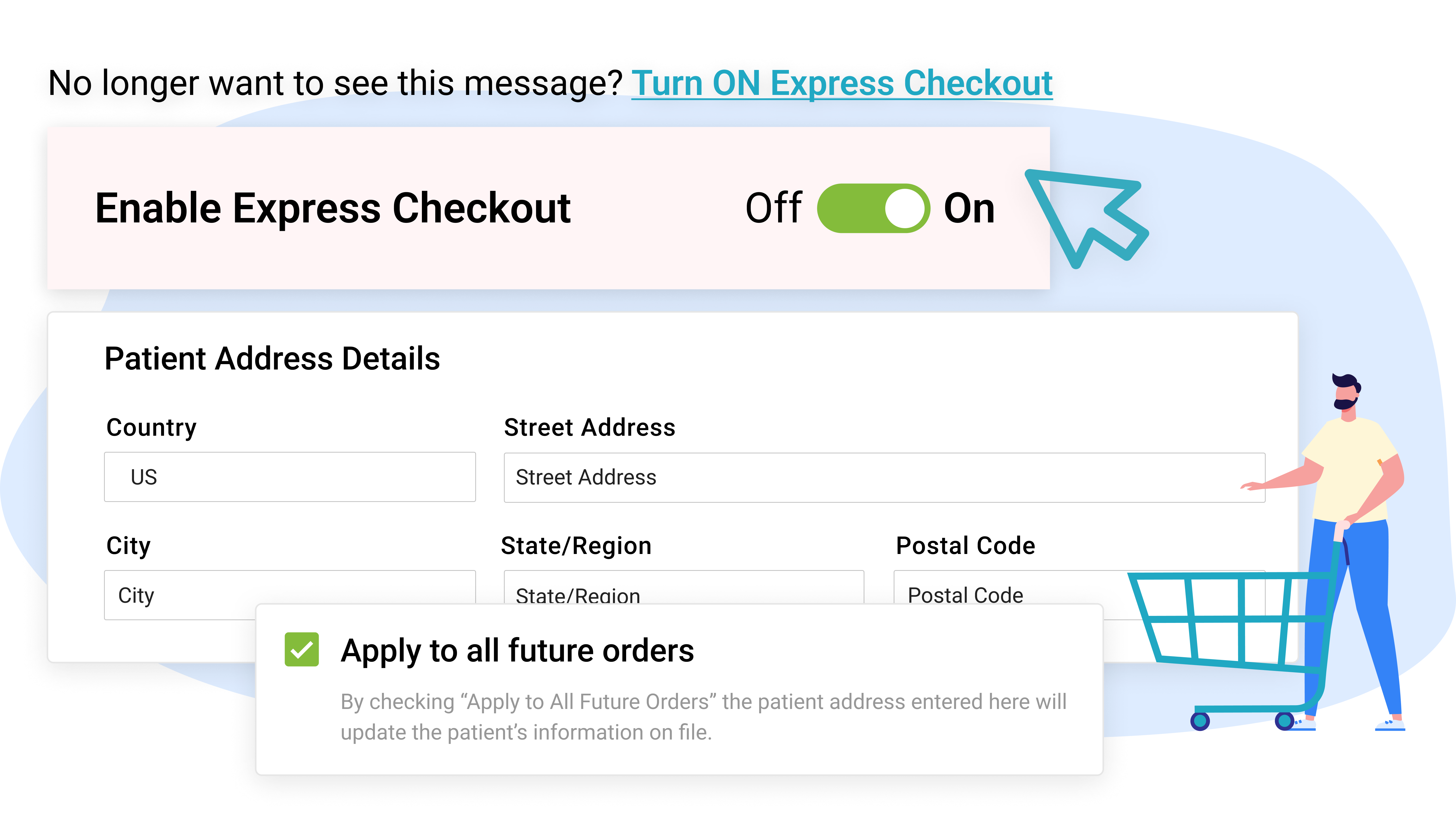 Express Checkout No Address