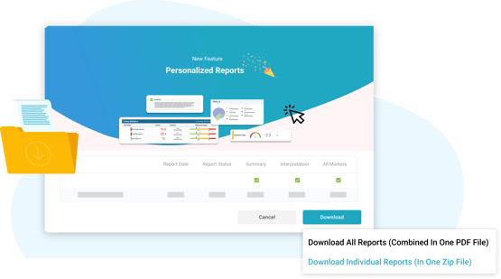 Improved Download Options For Personalized Reports