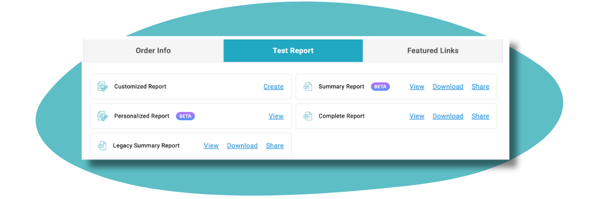 Legacy Summary Report Screengrab 